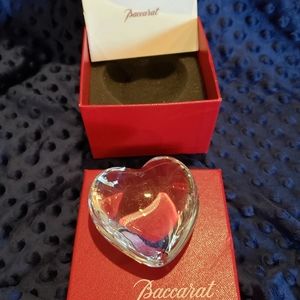 Baccarat Puffed Crystal Heart
